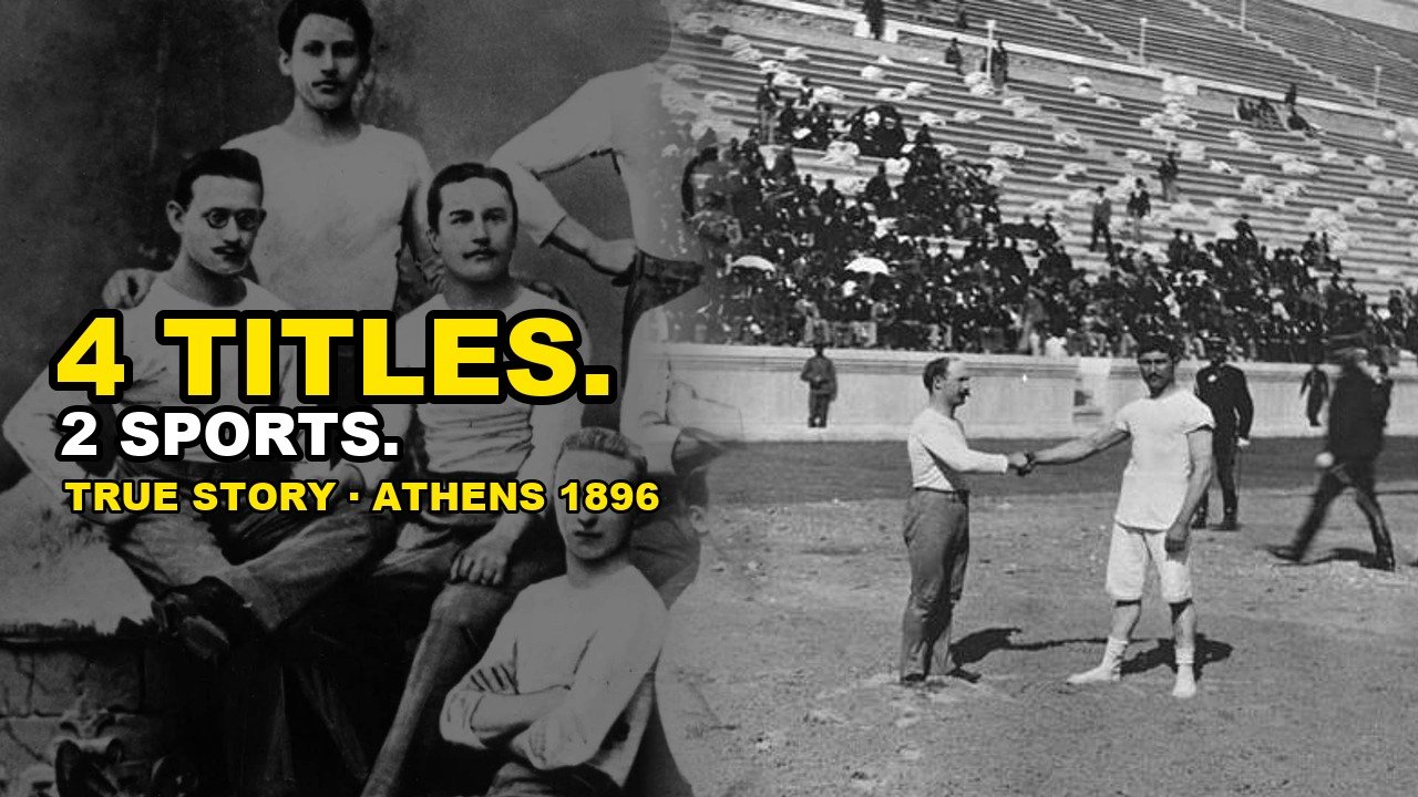 Carl Schuhmann wrestling at the 1896 Athens Olympics